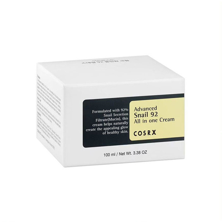 کرم مرطوبکننده حلزون کوزارکس مدل Advanced Snail 92 All In One Cream حجم 100 گرم