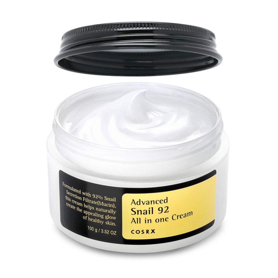 کرم مرطوب‌کننده حلزون کوزارکس مدل Advanced Snail 92 All In One Cream حجم 100 گرم