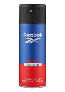 اسپری دئودورانت مردانه ریبوک مدل Move Your Spirit حجم 150 میلیلیتر