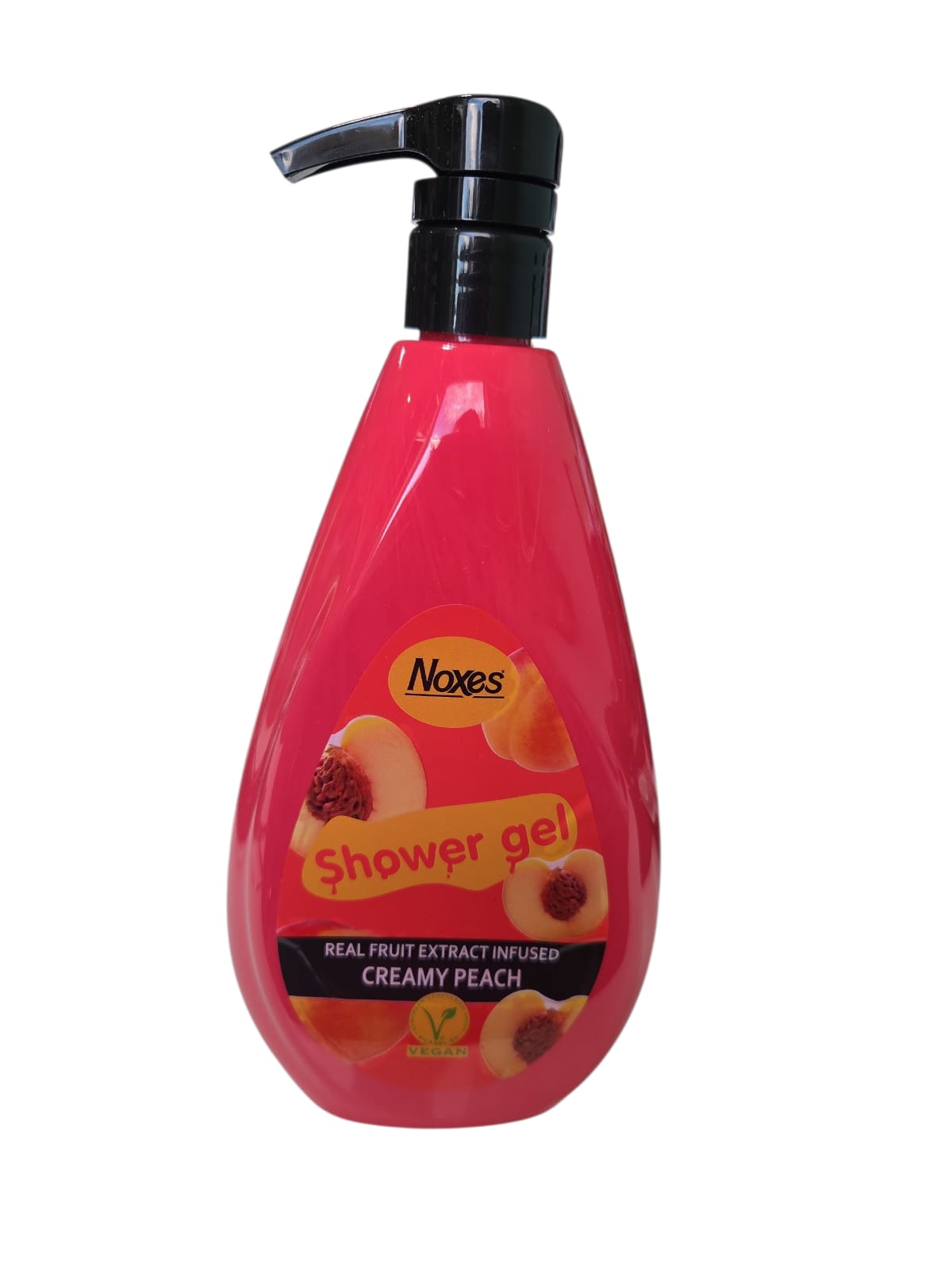 شامپو بدن نوکس مدل Creamy Peach رایحه هلو حجم 700 میلی‌لیتر