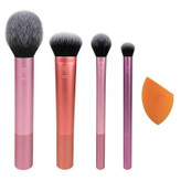 ست براش و پد آرایشی 5 عددی ریل تکنیک مدل Everyday Essentials