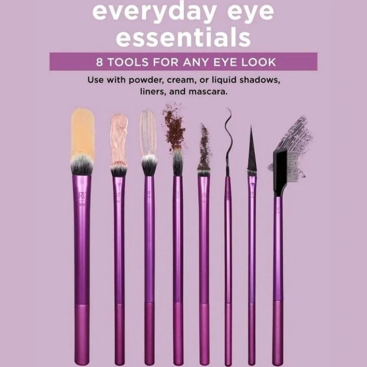 ست براش چشم 8 عددی ریل تکنیک مدل Everyday Eye Essentials