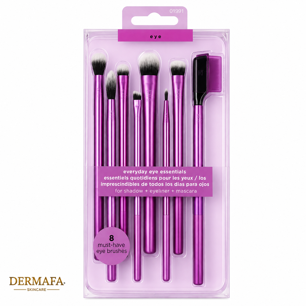 ست براش چشم 8 عددی ریل تکنیک مدل Everyday Eye Essentials