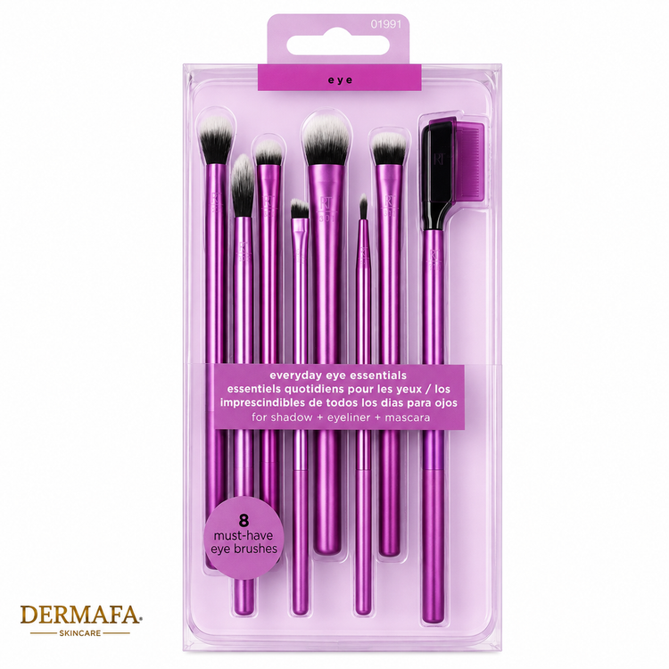 ست براش چشم 8 عددی ریل تکنیک مدل Everyday Eye Essentials